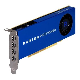  Видеокарта Dell Radeon Pro WX 4100 AMD WX 4100 4096Mb 128bit DDR5/mDPx4 oem 