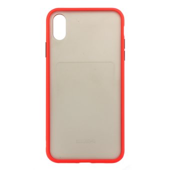  Чехол-накладка матовый для iPhone Xs Max красный 