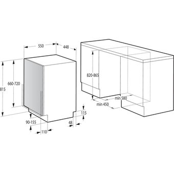  Встраиваемая посудомоечная машина Gorenje GV52011 