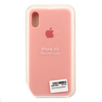  Чехол Silicone Case 360 для iPhone X/XS (Розовый)(12) 