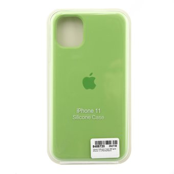  Чехол Silicone Case 360 для iPhone 11 (Мятный)(1) 