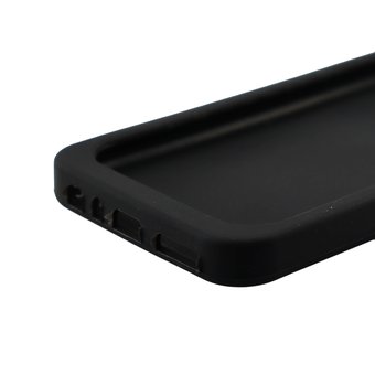  Чехол силиконовый Котик для Xiaomi Redmi Note 8, черный 