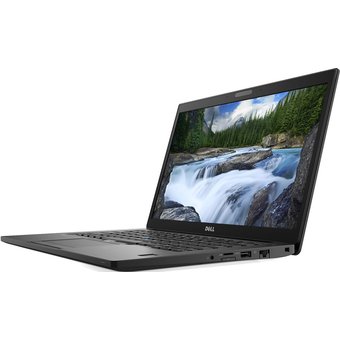  Ноутбук Dell Latitude 7490-1696 Core i5 8250U/8Gb/SSD256Gb/Intel UHD Graphics 620/14"/IPS/FHD (1920x1080)/Win10 Pro/black/WiFi/BT/Cam 