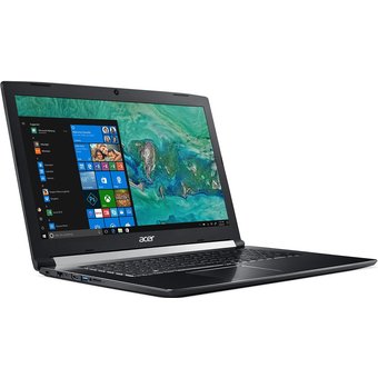  Ноутбук Acer Aspire 7 A717-72G-58ZK NH.GXEER.009 i5 8300H/8Gb/1Tb/nVidia GeForce GTX 1060 6Gb/17.3"/FHD (1920x1080)/Windows 10 Home/black/WiFi/BT/Cam 