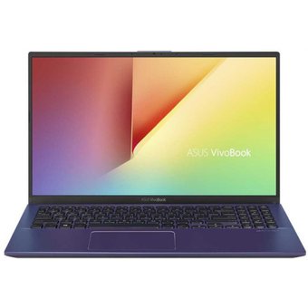  Ноутбук Asus VivoBook X512FL-BQ260T 90NB0M96-M03400 i5 8265U/8Gb/SSD256Gb/nVidia GeForce MX250 2Gb/15.6"/FHD (1920x1080)/Windows 10/blue/WiFi/BT/Cam 