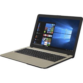  Ноутбук Asus VivoBook X540UA-GQ2298T 90NB0HF1-M32970 Pentium 4405U/8Gb/SSD256Gb/Intel HD Graphics 510/15.6"/HD (1366x768)/Windows 10/black/WiFi/BT/Cam 