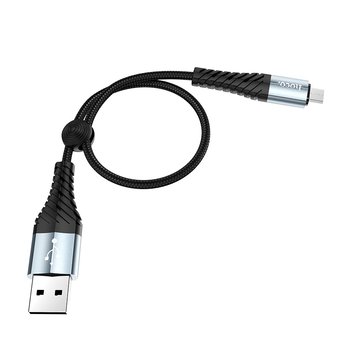  Дата-кабель HOCO X38 Cool micro 0,25м (чёрный) 