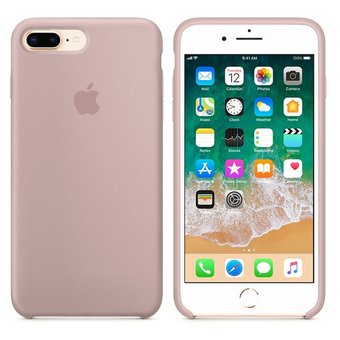  Чехол Silicone Case для iPhone 7/8 Plus (Пудровый)(19) 