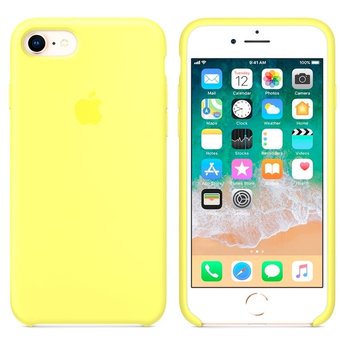  Чехол Silicone Case для iPhone 7/8 (Жёлтый)(4) 