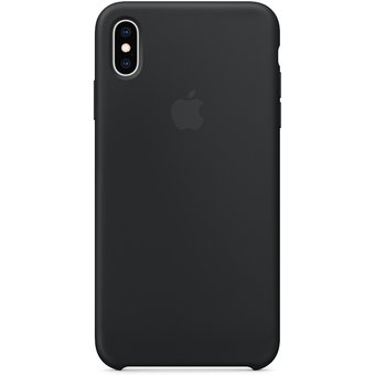  Чехол Silicone Case для iPhone X/XS (Чёрный)(18) 