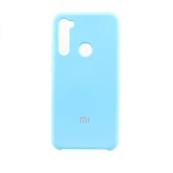  Чехол Silicone case для Xiaomi Redmi Note 8 голубой(16) 