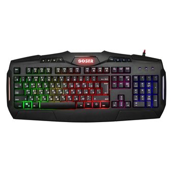  Клавиатура Defender Goser GK-772L RGB радужная метал Anti-Ghost 