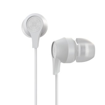  Наушники Borofone BM28 Tender sound universal earphones with mic, white 