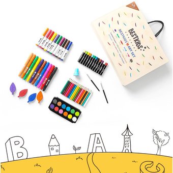  Набор для детского творчества Xiaomi BravoKids Art Set (69 pcs.) 