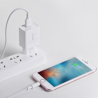  СЗУ Borofone BA17A 5V/3A 1USB Centrino single port QC3.0 , white 