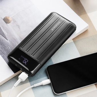  Аккумулятор внешний резервный BOROFONE BT21A Universal energy 20000mAh (чёрный) 