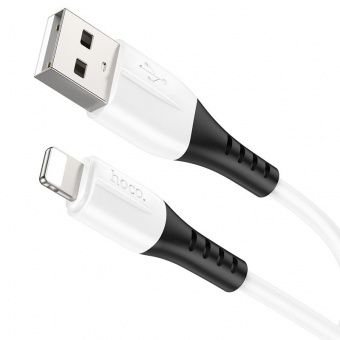  Дата-кабель HOCO X82 lightning 1м (белый) 
