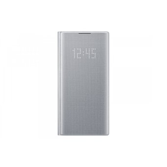  Чехол (флип-кейс) Samsung для Samsung Galaxy Note 10 LED View Cover серебристый (EF-NN970PSEGRU) 
