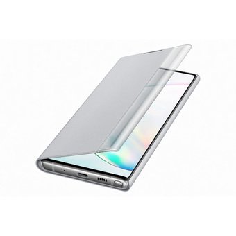  Чехол (флип-кейс) Samsung для Samsung Galaxy Note 10 Clear View Cover серебристый (EF-ZN970CSEGRU) 