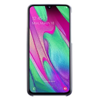  Чехол (клип-кейс) Samsung для Samsung Galaxy A40 Gradation Cover черный (EF-AA405CBEGRU) 