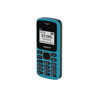  Мобильный телефон Maxvi C23 Blue/Black (без ЗУ) 