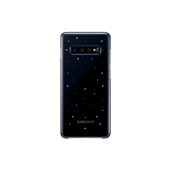  Чехол (клип-кейс) Samsung для Samsung Galaxy S10+ LED Cover черный (EF-KG975CBEGRU) 