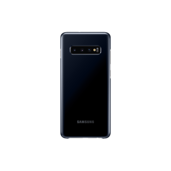 Чехол (клип-кейс) Samsung для Samsung Galaxy S10+ LED Cover черный (EF-KG975CBEGRU) 