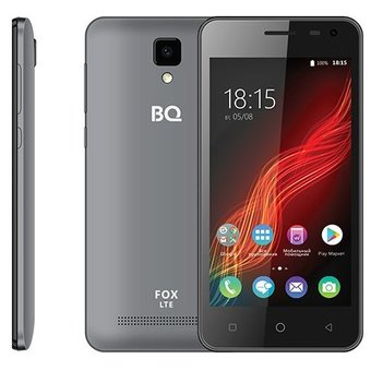  Смартфон BQ 4500L Fox LTE серый 