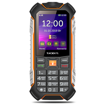  Мобильный телефон teXet TM-530R черный 