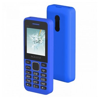  Мобильный телефон Maxvi C20 Blue (без ЗУ) 