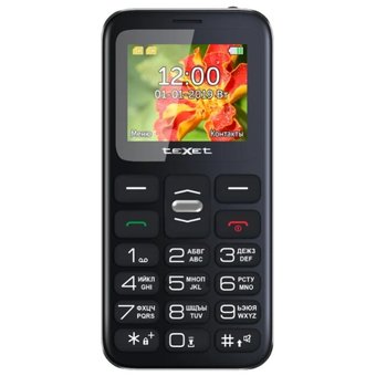  Мобильный телефон teXet TM-B209 черный 