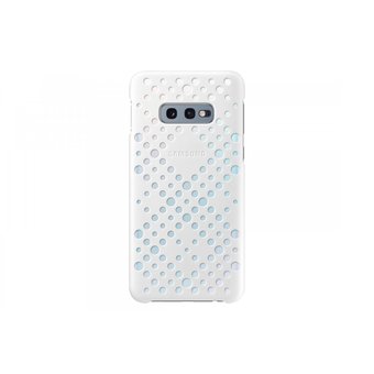  Чехол (клип-кейс) Samsung для Samsung Galaxy S10e Pattern Cover белый/желтый (EF-XG970CWEGRU) 