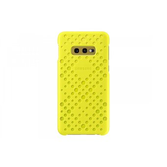  Чехол (клип-кейс) Samsung для Samsung Galaxy S10e Pattern Cover белый/желтый (EF-XG970CWEGRU) 