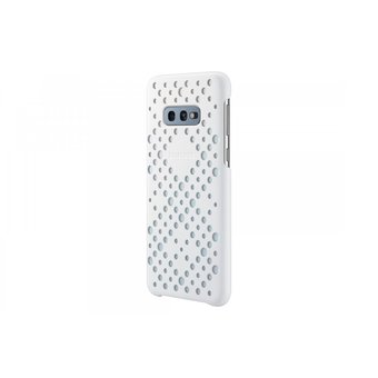  Чехол (клип-кейс) Samsung для Samsung Galaxy S10e Pattern Cover белый/желтый (EF-XG970CWEGRU) 