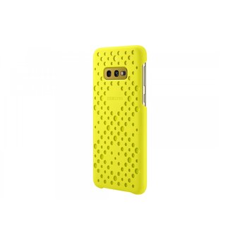  Чехол (клип-кейс) Samsung для Samsung Galaxy S10e Pattern Cover белый/желтый (EF-XG970CWEGRU) 