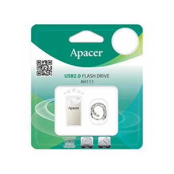  USB-флешка 32G USB 2.0 Apacer AH111 Crystal (AP32GAH111CR-1) 