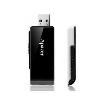  USB-флешка 64G USB 3.1 Apacer AH350 Black (AP64GAH350B-1) 