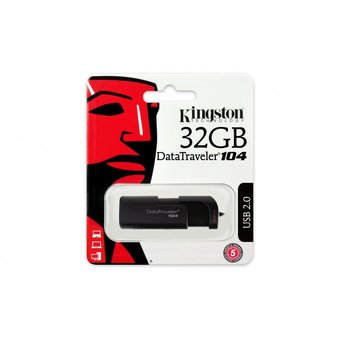  USB-флешка 32G USB 2.0 Kingston DataTraveler 104 (DT104/32GB) 