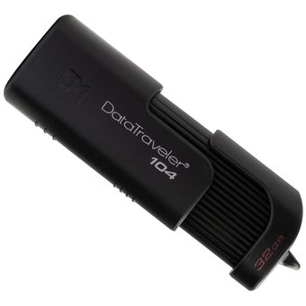  USB-флешка 32G USB 2.0 Kingston DataTraveler 104 (DT104/32GB) 
