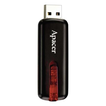  USB-флешка 64G USB 2.0 Apacer AH326 Black (AP64GAH326B-1) 