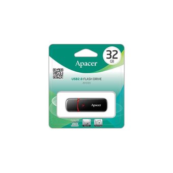  USB-флешка 32G USB 2.0 Apacer AH333 Black (AP32GAH333B-1) 