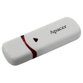  USB-флешка 16G USB 2.0 Apacer AH333 White (AP16GAH333W-1) 