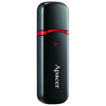  USB-флешка 16G USB 2.0 Apacer AH333 Black (AP16GAH333B-1) 