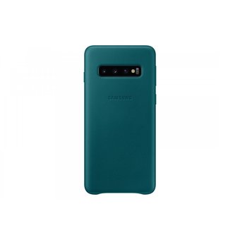  Чехол (клип-кейс) Samsung для Samsung Galaxy S10 Leather Cover зеленый (EF-VG973LGEGRU) 