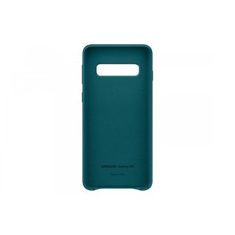  Чехол (клип-кейс) Samsung для Samsung Galaxy S10 Leather Cover зеленый (EF-VG973LGEGRU) 