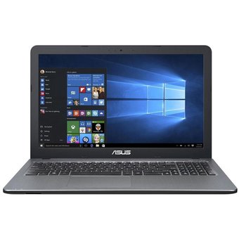  Ноутбук ASUS X540BA-GQ525T (90NB0IY3-M08940) 15.6" HD/A4-9125 (2x2.3 GHz)/4G/500G/Radeon R3/noOD/Win10/3cell/2.0kg/Silver 