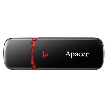  USB-флешка 64G USB 2.0 Apacer AH333 Black (AP64GAH333B-1) 