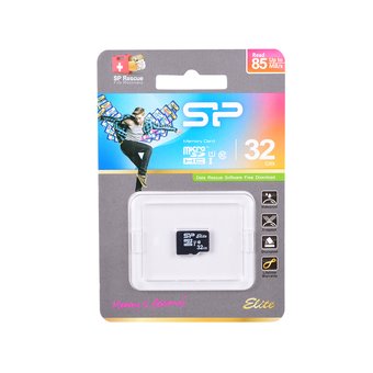  Карта памяти Silicon Power microSDHC 32Gb Class10 UHS-I w/o adapter (SP032GBSTHBU1V10) 