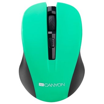  Мышь беспроводная CANYON CNE-CMSW1GR Green 1200dpi, 3кн. 