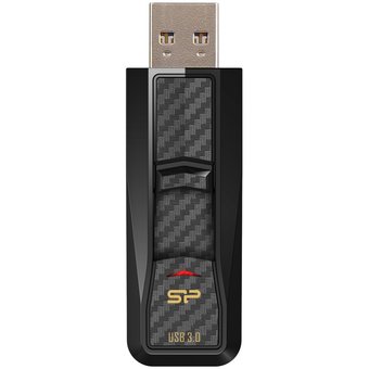  USB-флешка 32G USB 3.0 Silicon Power Blaze B50 Black Carbon (SP032GBUF3B50V1K) 